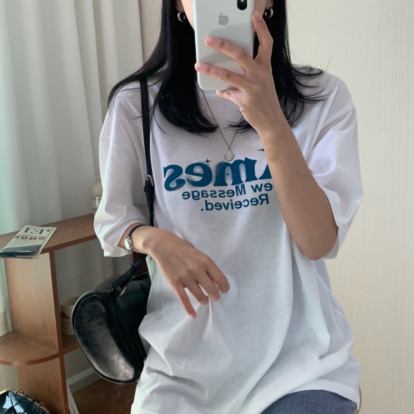 HELLO JINI韓國㊣直郵東大門代購女裝新款25春夏推薦人氣T恤HELLO JINIT恤