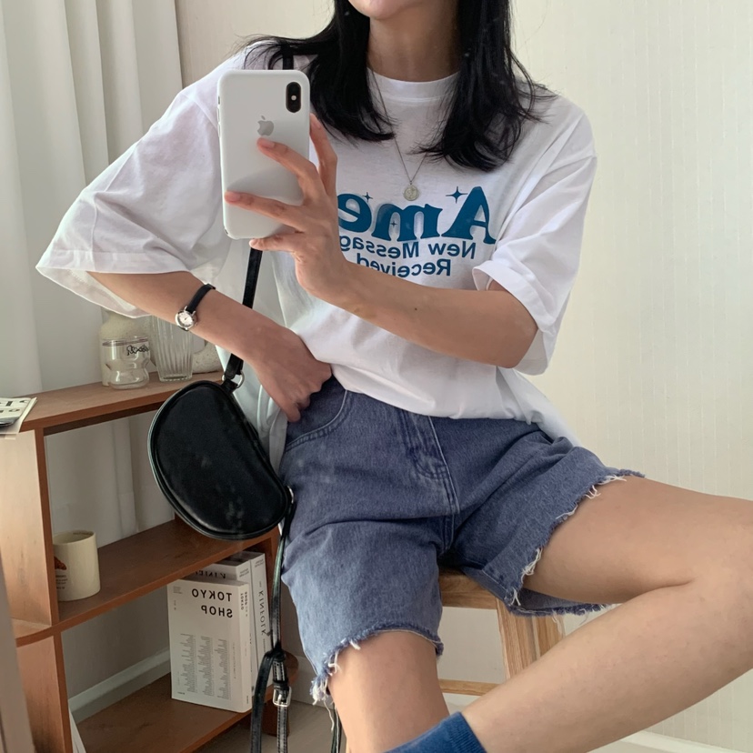 HELLO JINI韓國㊣直郵東大門代購女裝新款25春夏推薦人氣T恤HELLO JINIT恤