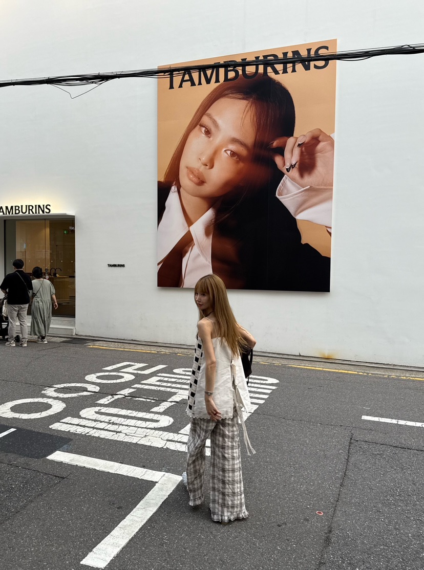 ZEROZERO韓國㊣直郵東大門代購女裝新品推薦休閑褲荷葉邊格紋ZEROZERO休閑褲