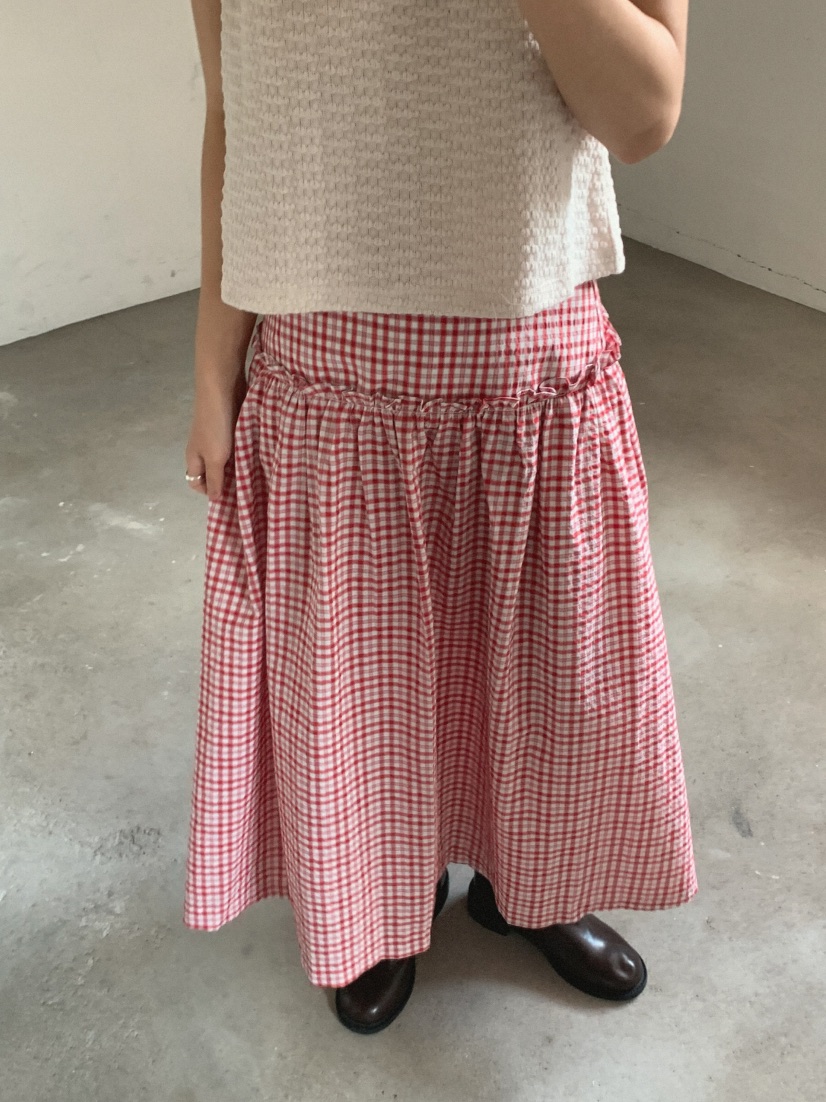SLAT韓國直郵㊣東大門實拍女裝新品休閑時尚人氣推薦25春夏長裙SLAT長裙