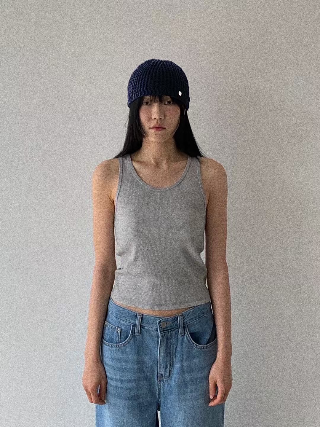 SOIL韓國直郵㊣東大門實拍女裝新款人氣熱賣休閑25春夏吊帶背心SOIL吊帶/背心圖色2