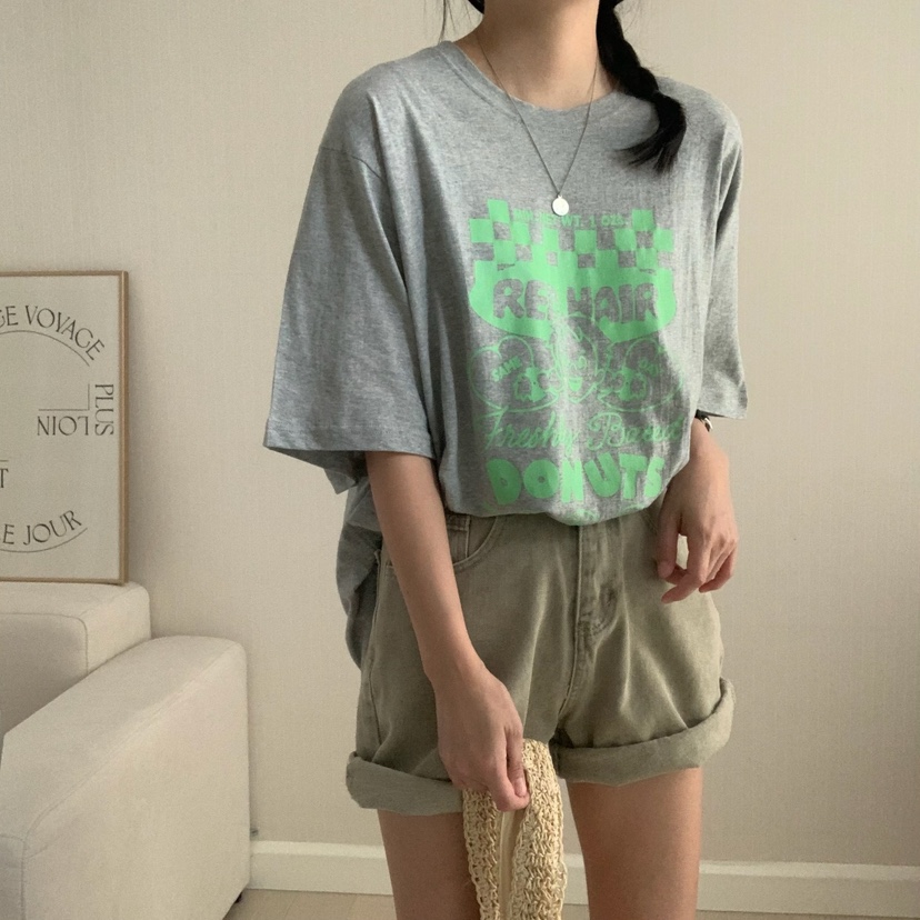 HELLO JINI韓國直郵㊣東大門實拍女裝新款人氣推薦時尚T恤HELLO JINIT恤