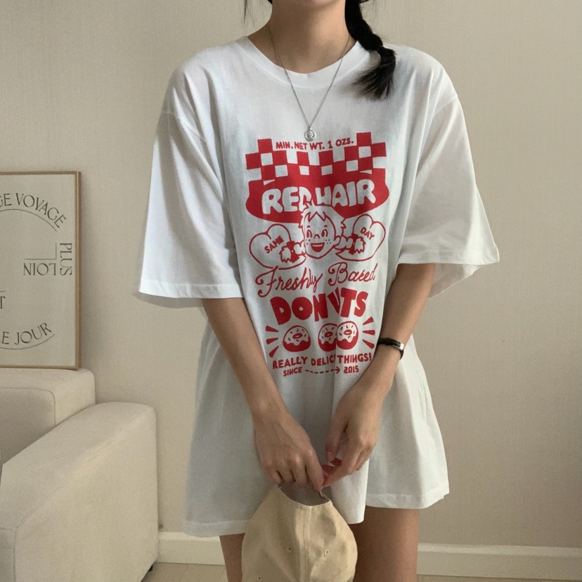 HELLO JINI韓國直郵㊣東大門實拍女裝新款人氣推薦時尚T恤HELLO JINIT恤