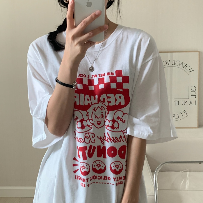 HELLO JINI韓國直郵㊣東大門實拍女裝新款人氣推薦時尚T恤HELLO JINIT恤