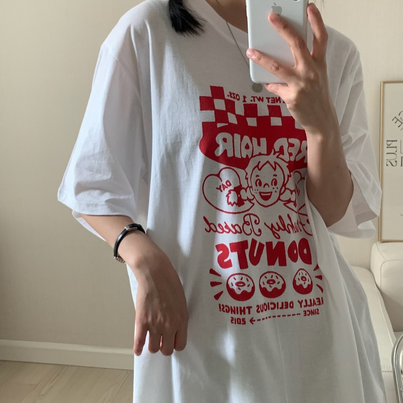 HELLO JINI韓國直郵㊣東大門實拍女裝新款人氣推薦時尚T恤HELLO JINIT恤