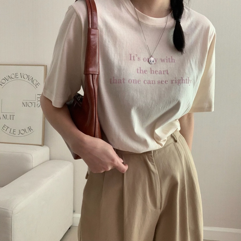 HELLO JINI直郵韓國代購㊣女裝新款25春夏推薦熱賣時尚T恤HELLO JINIT恤