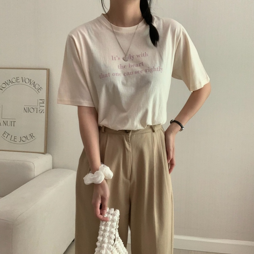 HELLO JINI直郵韓國代購㊣女裝新款25春夏推薦熱賣時尚T恤HELLO JINIT恤