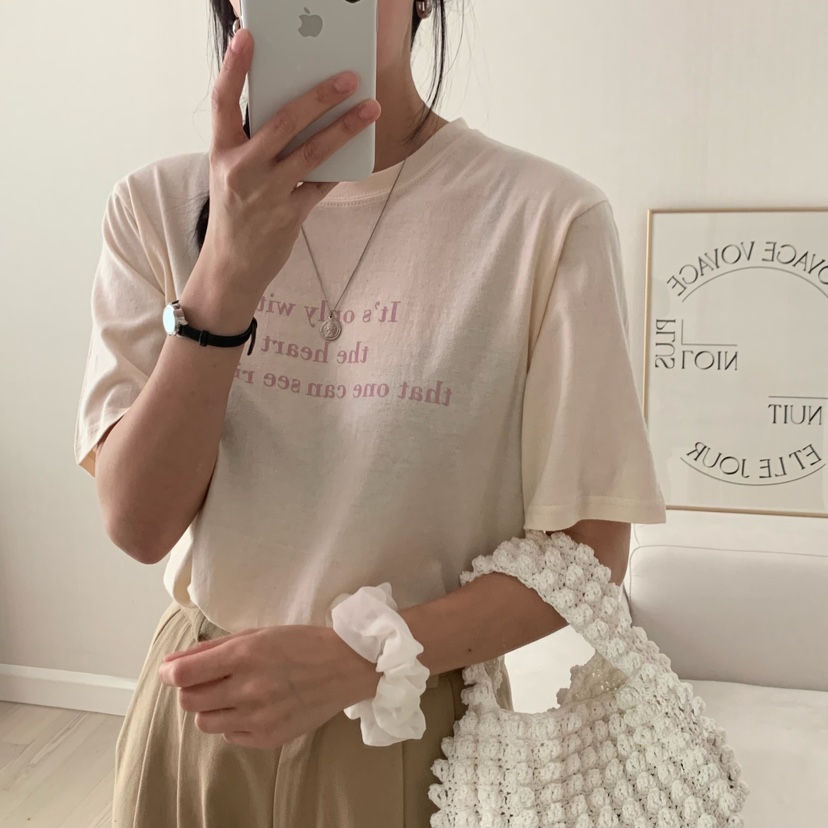 HELLO JINI直郵韓國代購㊣女裝新款25春夏推薦熱賣時尚T恤HELLO JINIT恤