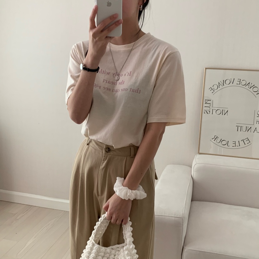 HELLO JINI直郵韓國代購㊣女裝新款25春夏推薦熱賣時尚T恤HELLO JINIT恤