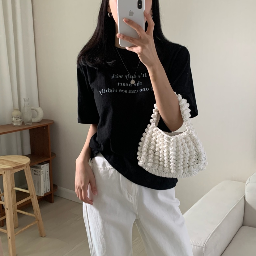 HELLO JINI直郵韓國代購㊣女裝新款25春夏推薦熱賣時尚T恤HELLO JINIT恤