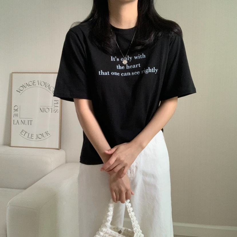HELLO JINI直郵韓國代購㊣女裝新款25春夏推薦熱賣時尚T恤HELLO JINIT恤