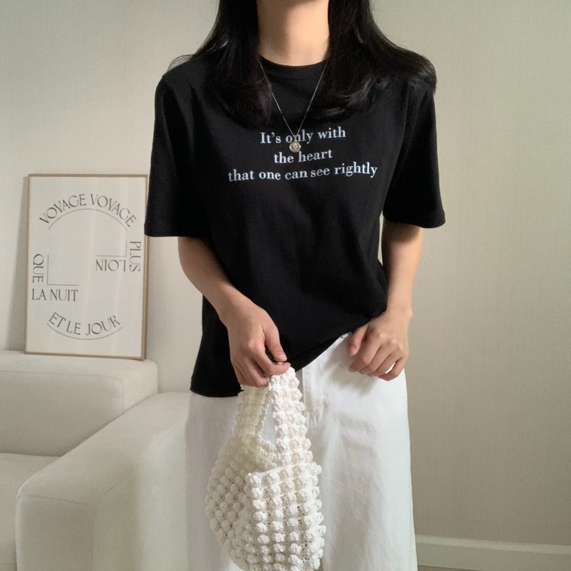 HELLO JINI直郵韓國代購㊣女裝新款25春夏推薦熱賣時尚T恤HELLO JINIT恤圖色2
