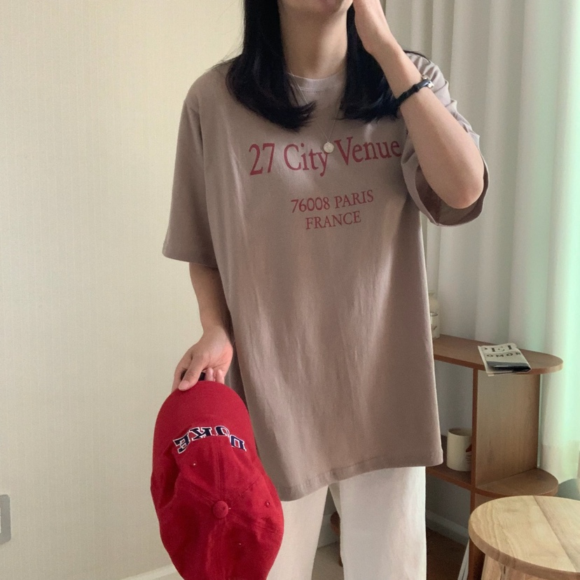 HELLO JINI韓國㊣直郵東大門代購女裝新款時尚人氣熱賣T恤HELLO JINIT恤