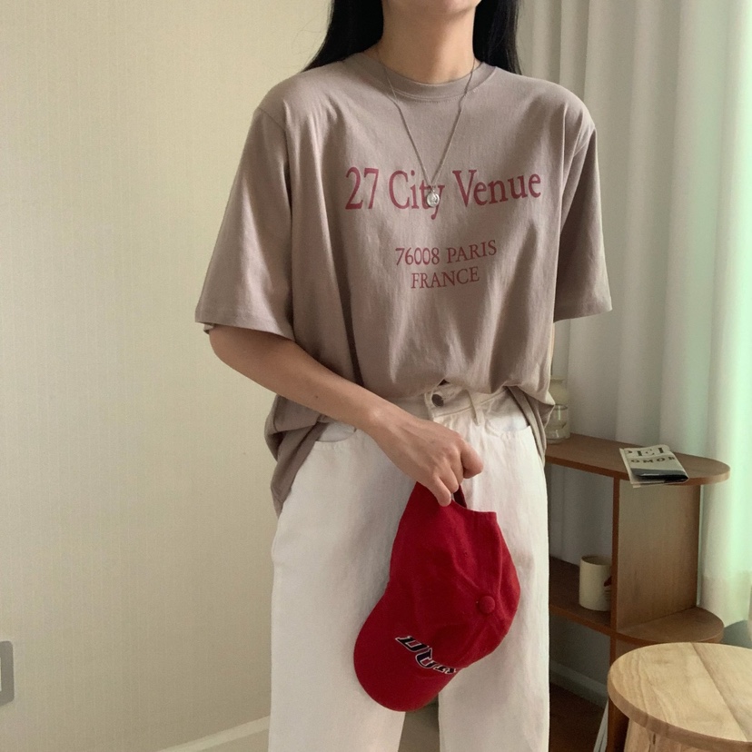 HELLO JINI韓國㊣直郵東大門代購女裝新款時尚人氣熱賣T恤HELLO JINIT恤