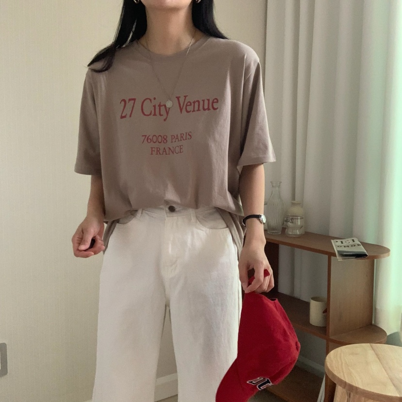 HELLO JINI韓國㊣直郵東大門代購女裝新款時尚人氣熱賣T恤HELLO JINIT恤