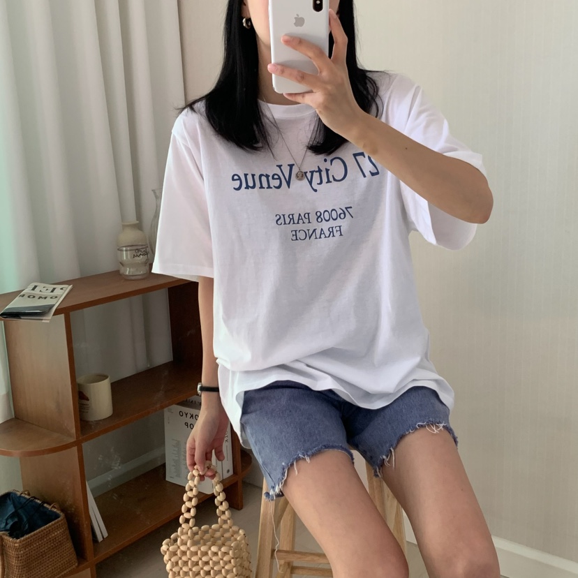 HELLO JINI韓國㊣直郵東大門代購女裝新款時尚人氣熱賣T恤HELLO JINIT恤