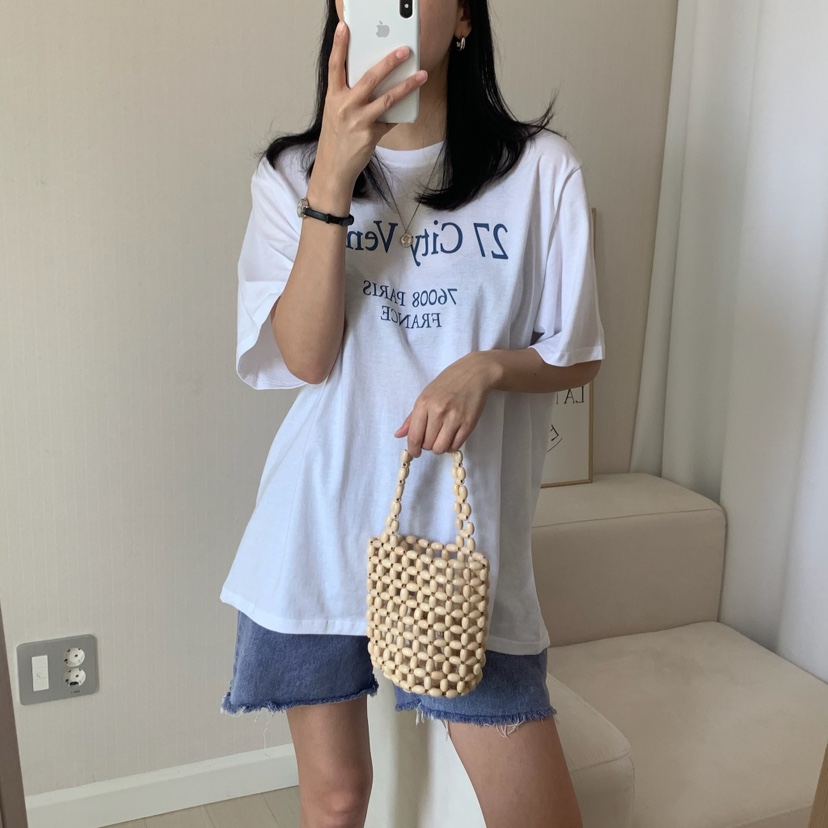 HELLO JINI韓國㊣直郵東大門代購女裝新款時尚人氣熱賣T恤HELLO JINIT恤