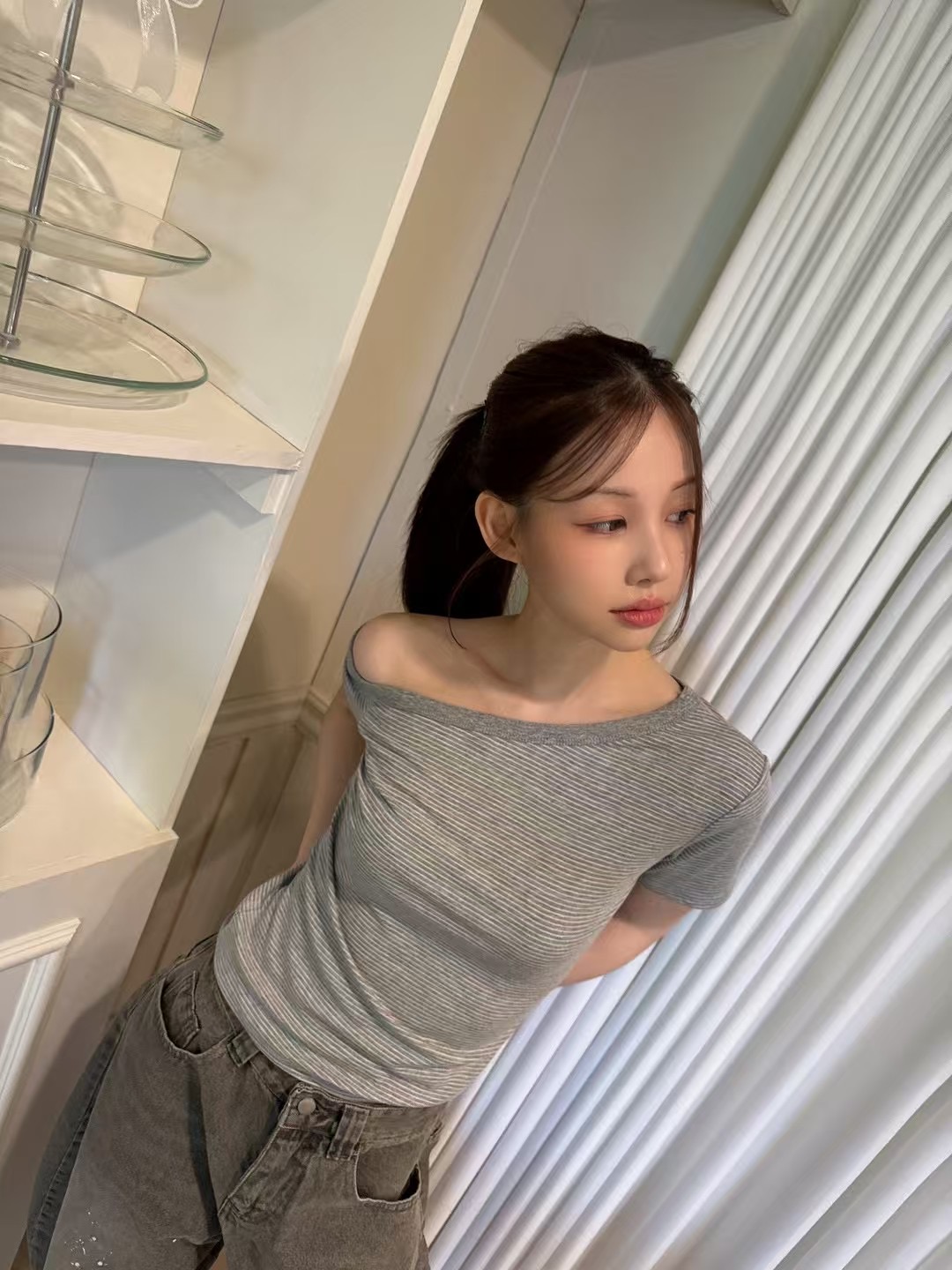 THEHANDS韓國直郵㊣東大門實拍女裝新品推薦人氣時尚休閑T恤THEHANDST恤