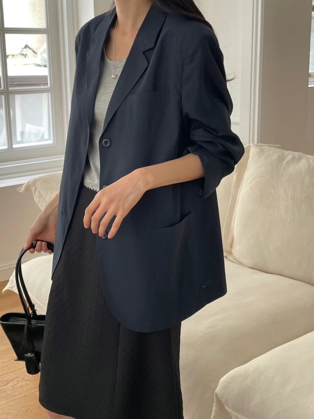 SOMETHINGELSE韓國㊣直郵東大門代購女裝新品休閑時尚西裝西服SOMETHINGELSE西裝/西服