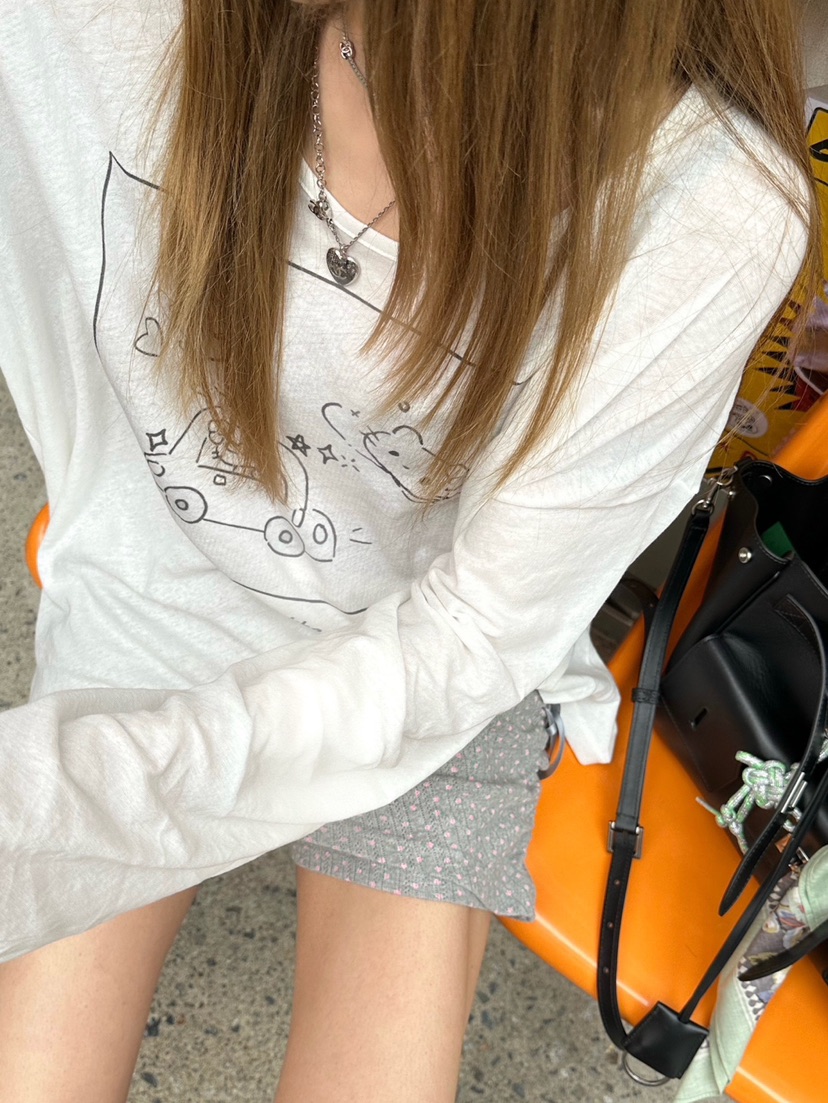 ZEROZERO韓國㊣直郵東大門代購女裝新品熱賣人氣時尚長袖T恤ZEROZERO長袖T恤