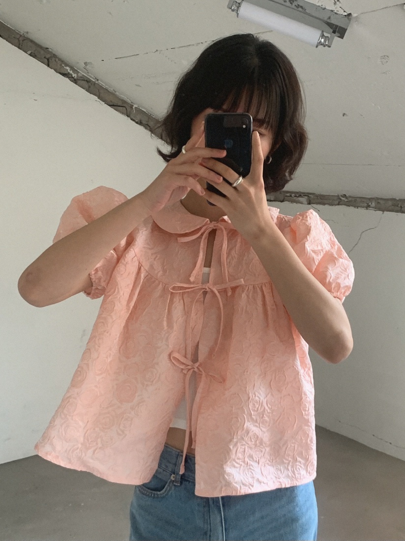 SLAT直郵韓國代購㊣女裝新款25春夏推薦時尚熱賣襯衫蕾絲衫SLAT襯衫/蕾絲衫