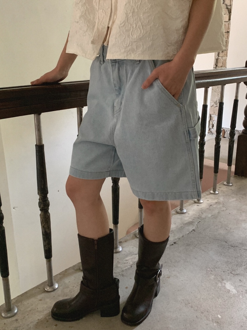 SLAT直郵韓國代購㊣女裝新款熱賣推薦25春夏時尚人氣休閑短褲SLAT短褲
