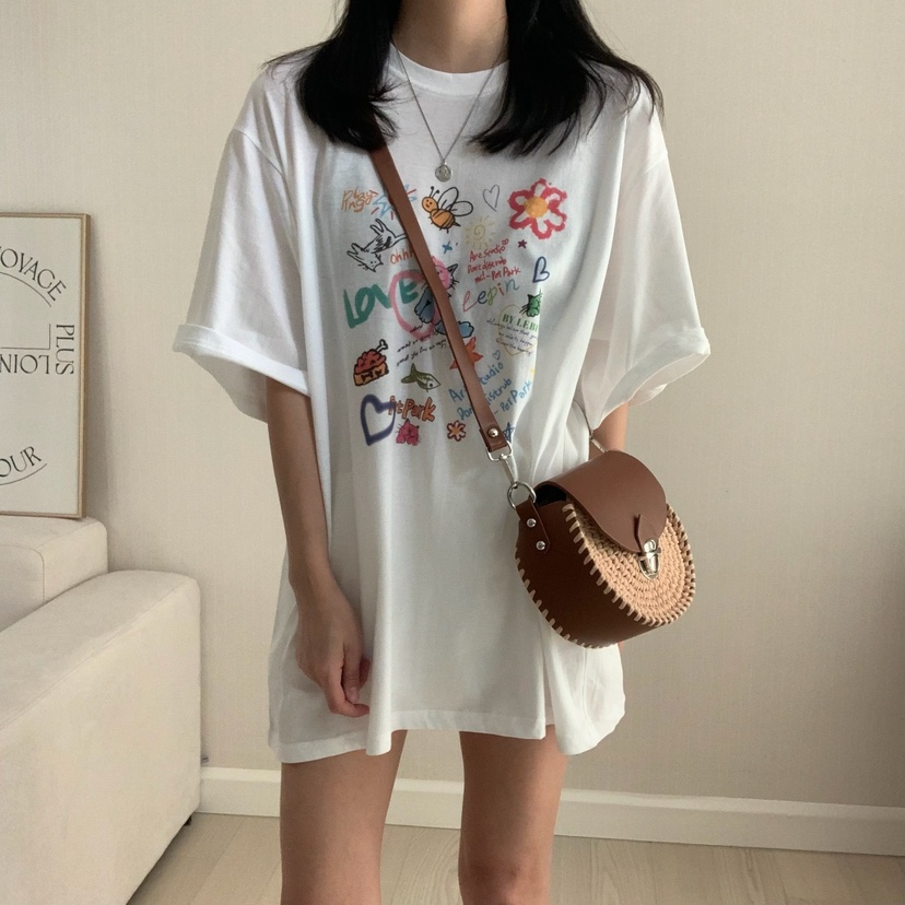 FROMJINI韓國直郵㊣女裝新款25春夏人氣時尚推薦休閑熱賣T恤FROMJINIT恤