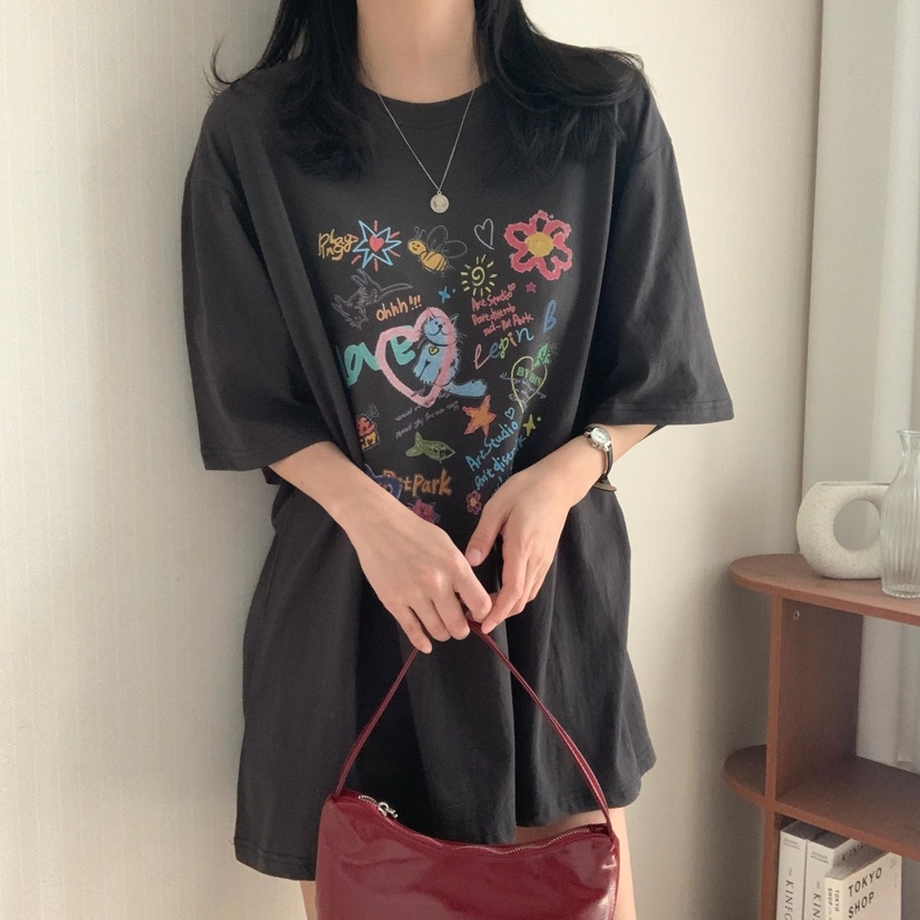 FROMJINI韓國直郵㊣女裝新款25春夏人氣時尚推薦休閑熱賣T恤FROMJINIT恤