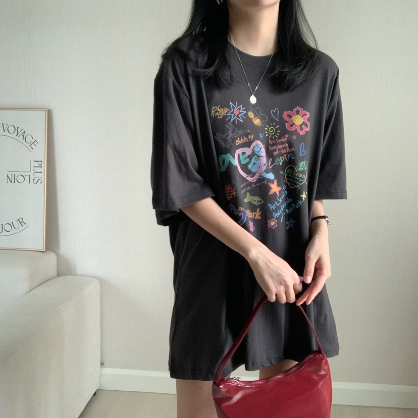 FROMJINI韓國直郵㊣女裝新款25春夏人氣時尚推薦休閑熱賣T恤FROMJINIT恤
