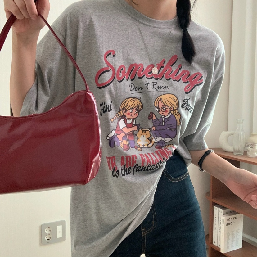 FROMJINI韓國㊣直郵東大門代購女裝新品推薦人氣休閑熱賣T恤FROMJINIT恤
