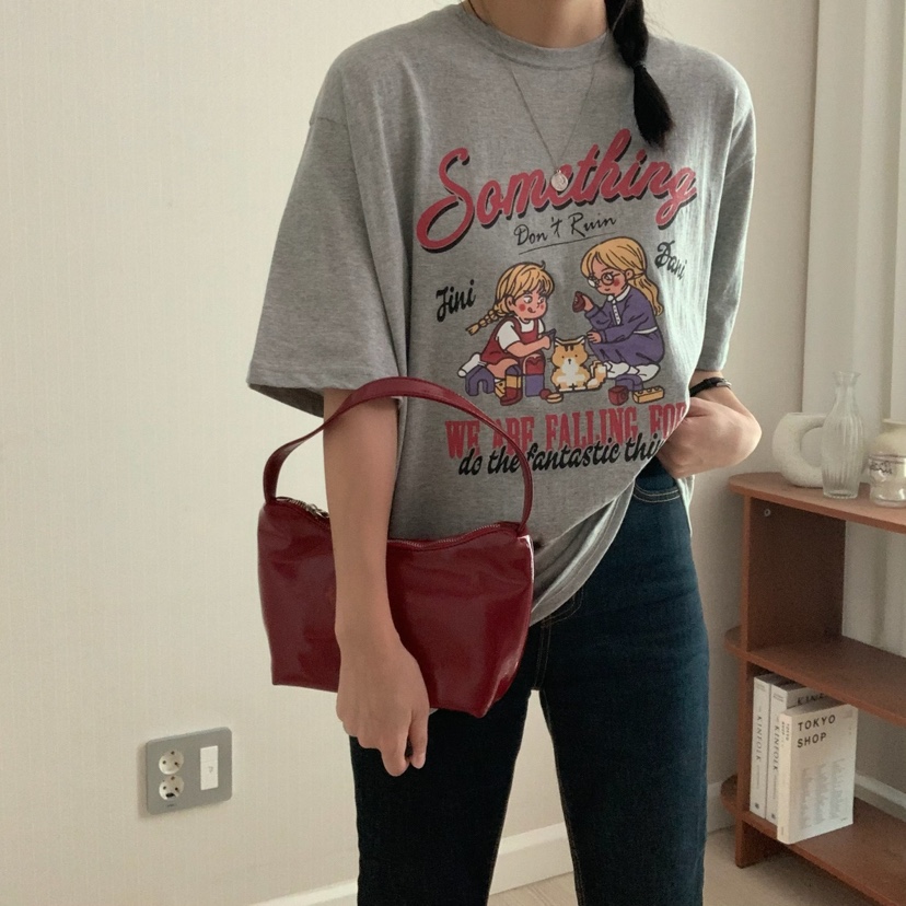 FROMJINI韓國㊣直郵東大門代購女裝新品推薦人氣休閑熱賣T恤FROMJINIT恤
