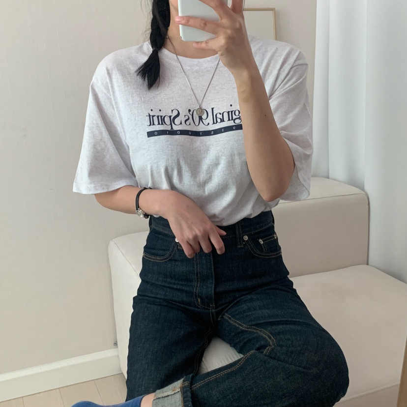 HELLO JINI韓國㊣直郵東大門代購女裝新款時尚25春夏人氣T恤HELLO JINIT恤