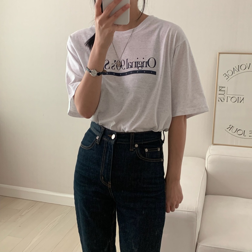 HELLO JINI韓國㊣直郵東大門代購女裝新款時尚25春夏人氣T恤HELLO JINIT恤