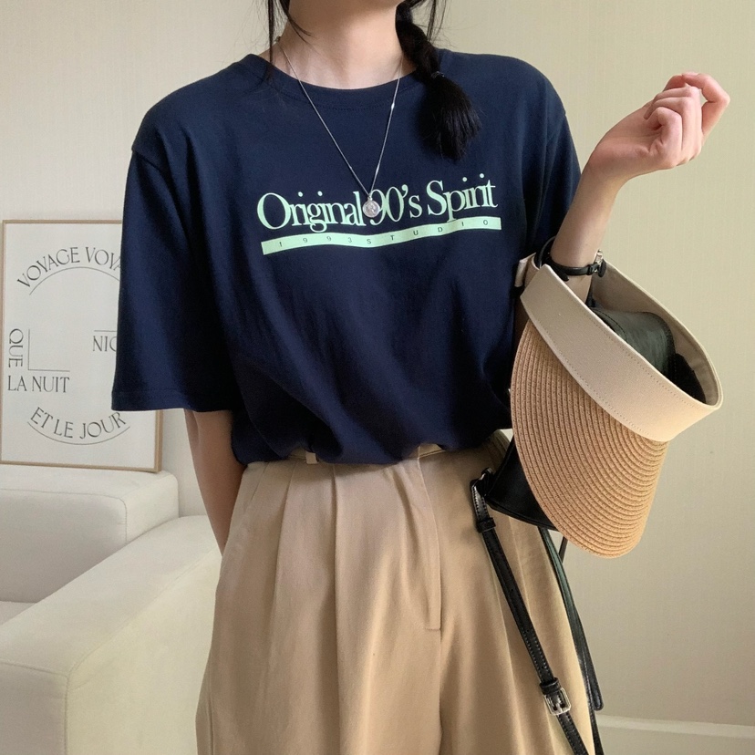 HELLO JINI韓國㊣直郵東大門代購女裝新款時尚25春夏人氣T恤HELLO JINIT恤