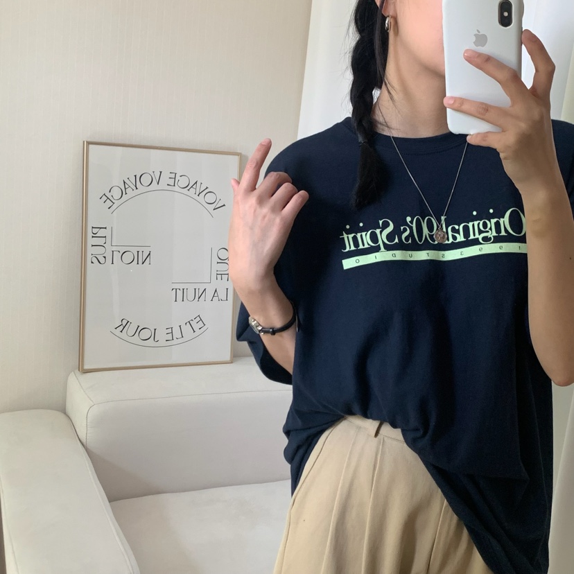 HELLO JINI韓國㊣直郵東大門代購女裝新款時尚25春夏人氣T恤HELLO JINIT恤