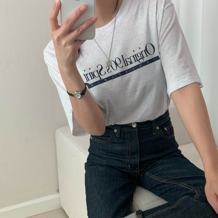 HELLO JINI韓國㊣直郵東大門代購女裝新款時尚25春夏人氣T恤HELLO JINIT恤