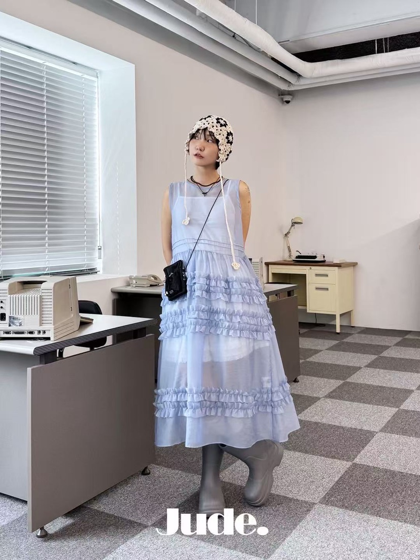HEYJUDE直郵韓國代購㊣女裝新品推薦25春夏人氣時尚休閑連衣裙HEYJUDE連衣裙