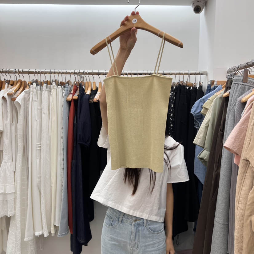 DRESS ROOM韓國直郵㊣女裝新款人氣時尚推薦熱賣25春夏吊帶背心DRESS ROOM吊帶/背心