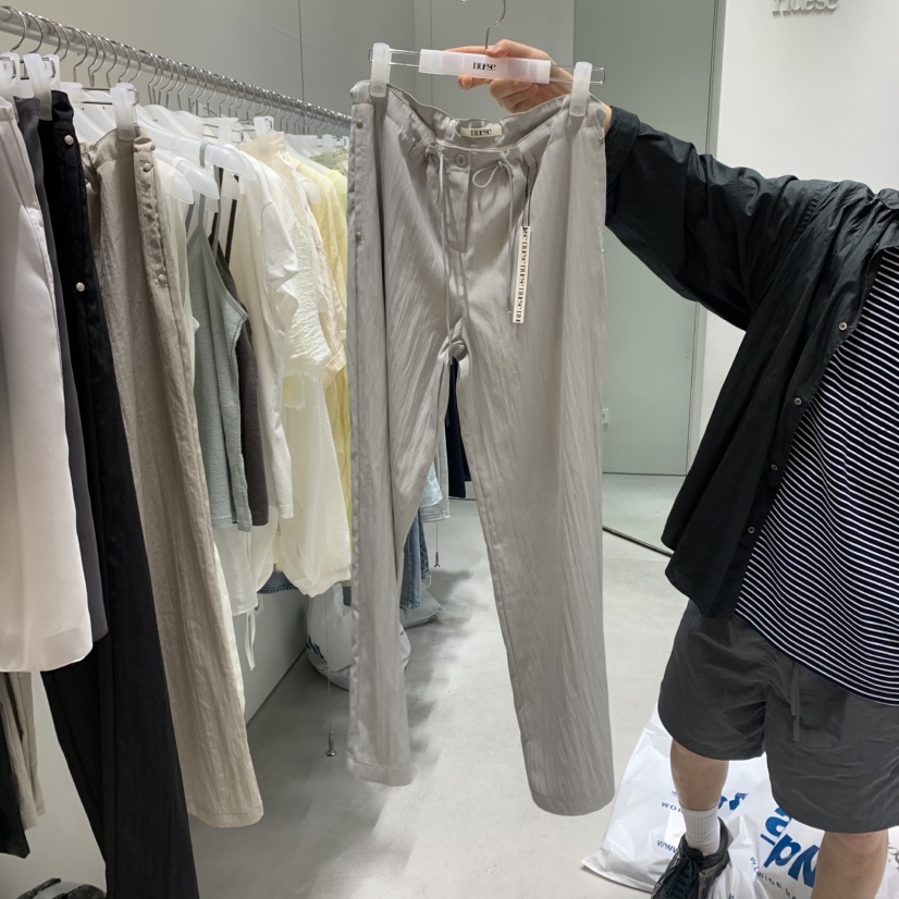 NUESE韓國直郵㊣女裝新品時尚熱賣人氣推薦休閑25春夏休閑褲NUESE休閑褲