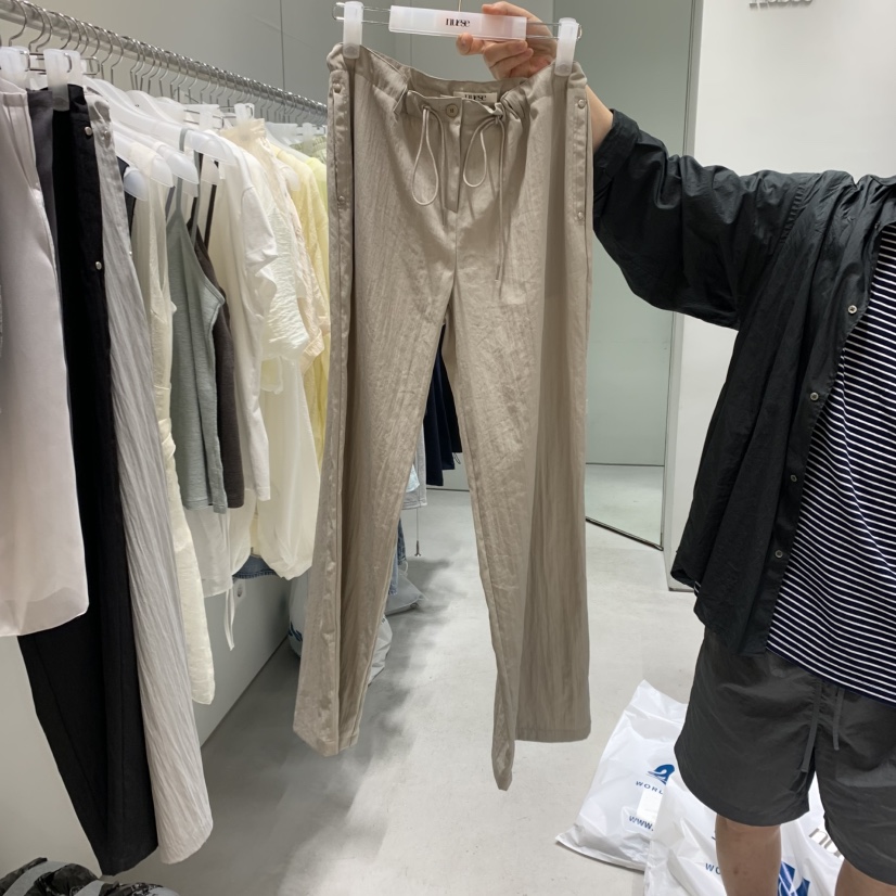 NUESE韓國直郵㊣女裝新品時尚熱賣人氣推薦休閑25春夏休閑褲NUESE休閑褲圖色3