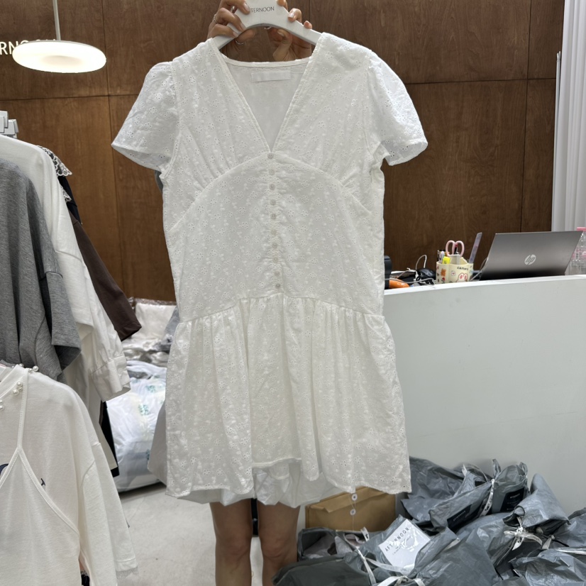 AFTERNOON-P韓國直郵㊣東大門實拍女裝新品熱賣25春夏連衣裙AFTERNOON連衣裙圖色2