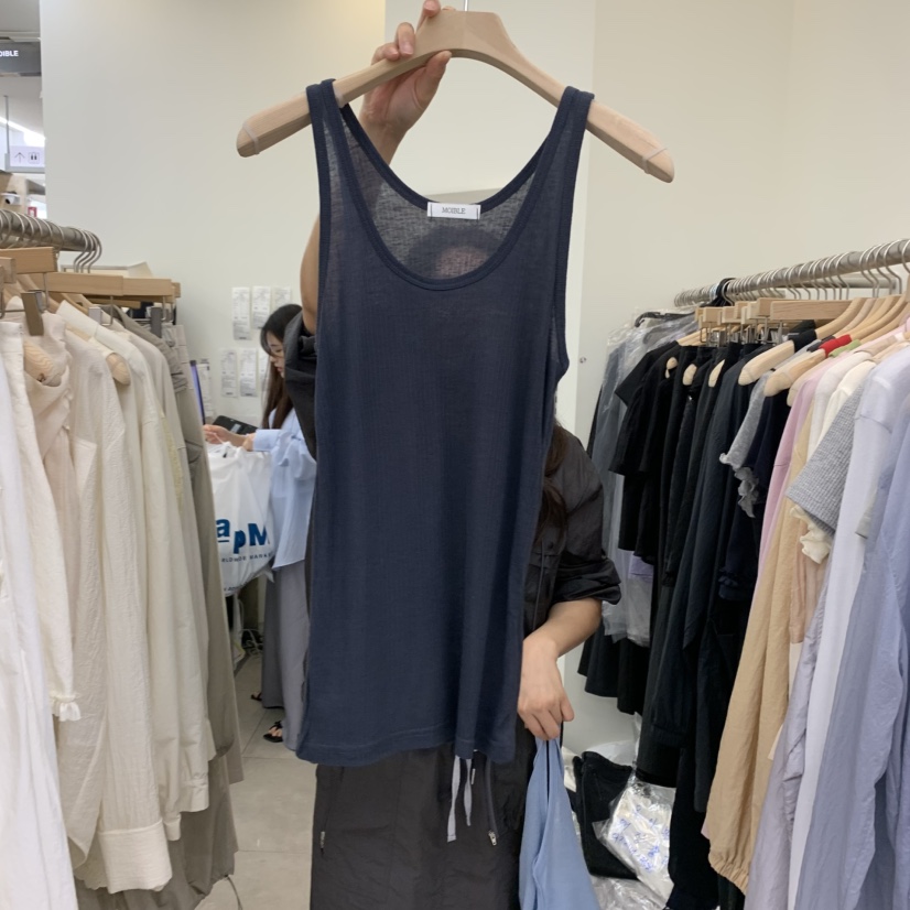 MOIBLE韓國直郵㊣女裝新品25春夏休閑熱賣吊帶背心不含內搭MOIBLE吊帶/背心圖色2