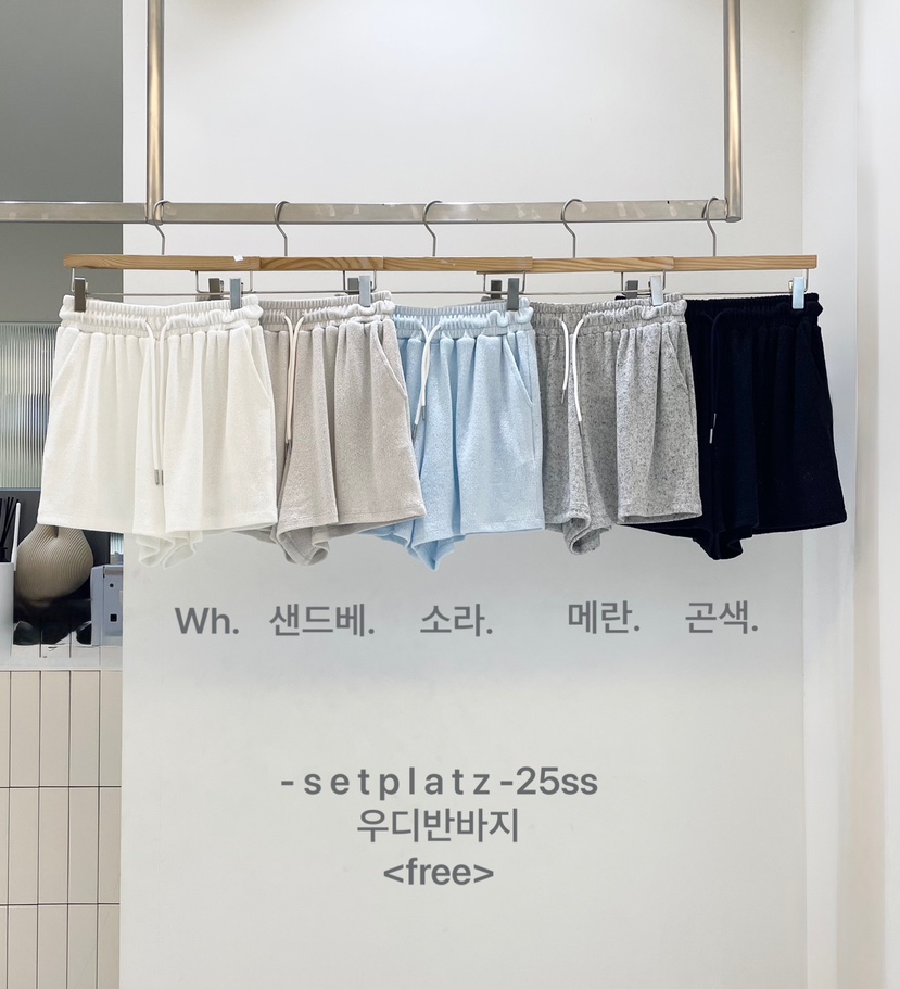 SETPLATZ韓國直郵㊣女裝新款25春夏熱賣推薦人氣休閑時尚短褲PLATZCLASSIC短褲
