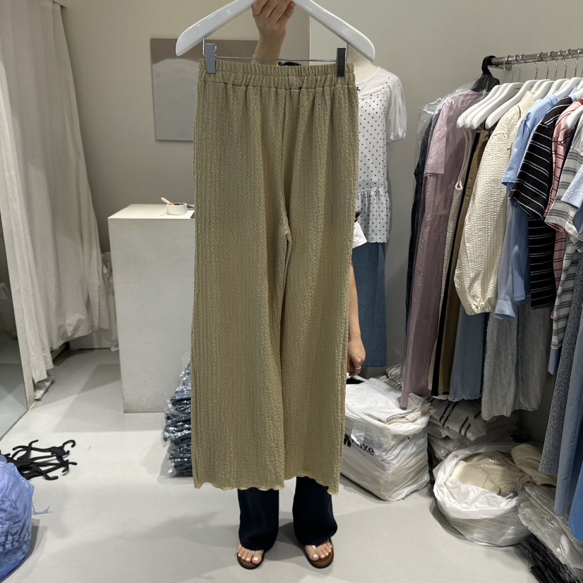 LORING RE I韓國直郵㊣女裝新款時尚25春夏休閑人氣休閑褲LORING RE-I/BARE休閑褲
