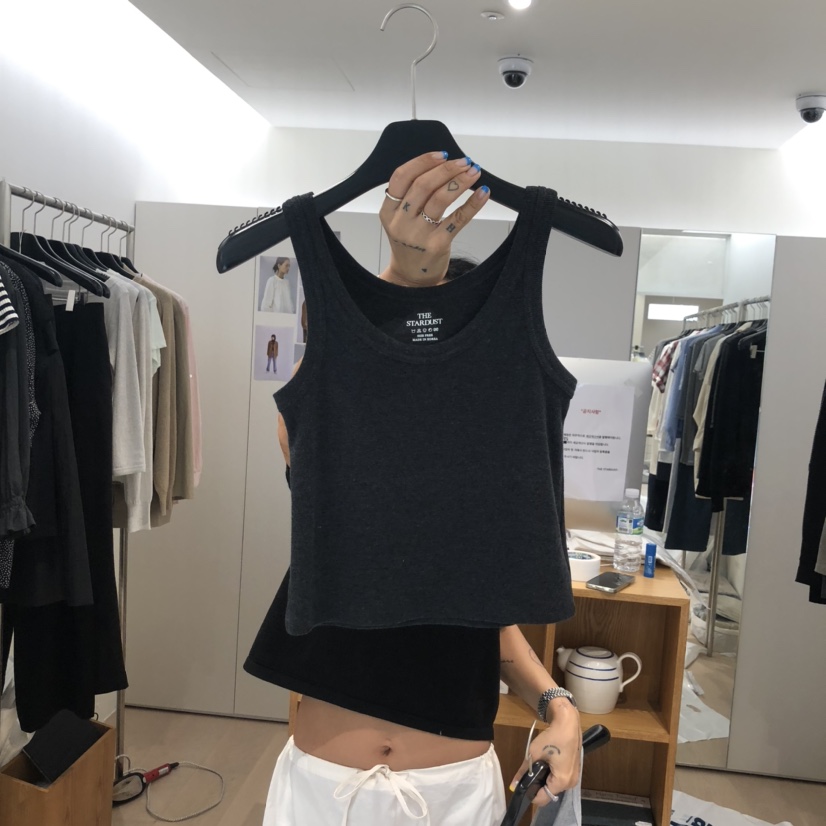 THE TARDUST韓國直郵㊣女裝新品推薦熱賣25春夏人氣吊帶背心THE TARDUST吊帶/背心圖色2