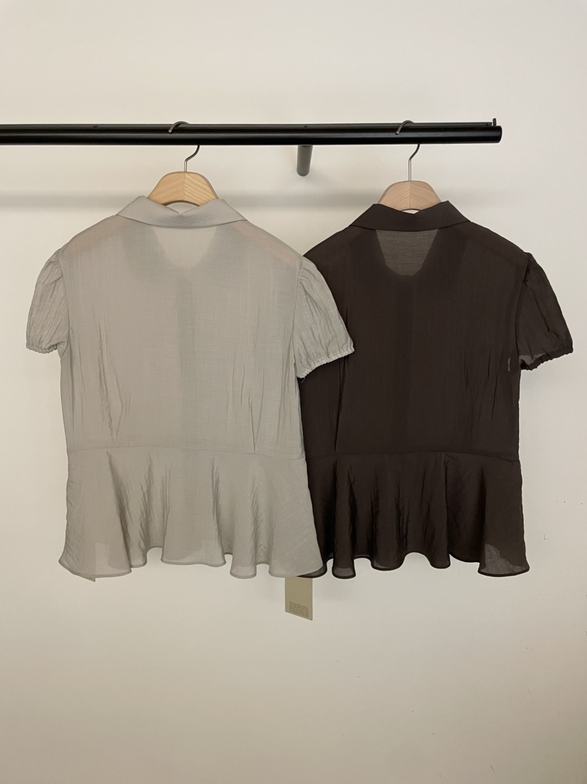 BOLD-A直郵韓國代購㊣女裝新品休閑推薦人氣25春夏襯衫蕾絲衫RE BOLD襯衫/蕾絲衫