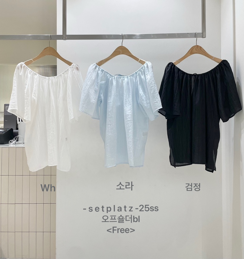 SETPLATZ韓國直郵㊣東大門實拍女裝新款熱賣襯衫蕾絲衫露肩PLATZCLASSIC襯衫/蕾絲衫
