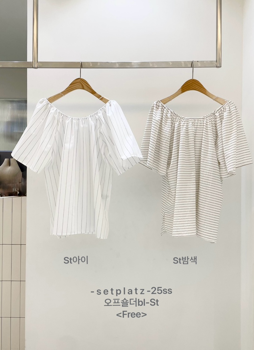 SETPLATZ韓國直郵㊣東大門實拍女裝新品休閑襯衫蕾絲衫露肩PLATZCLASSIC襯衫/蕾絲衫