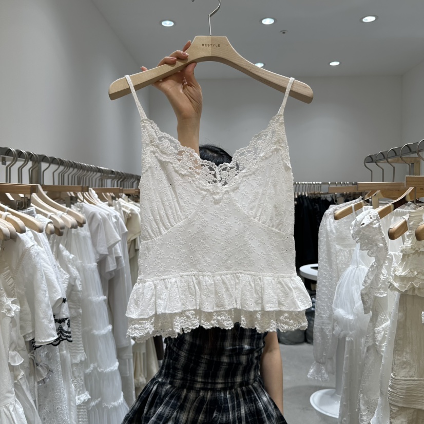 RE STYLE-Q韓國直郵㊣東大門實拍女裝新款人氣時尚吊帶背心RE STYLE吊帶/背心圖色1