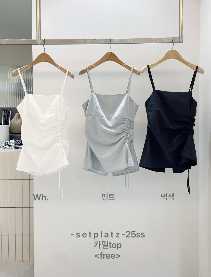 SETPLATZ直郵韓國代購㊣女裝新款推薦25春夏人氣熱賣吊帶背心PLATZCLASSIC吊帶/背心